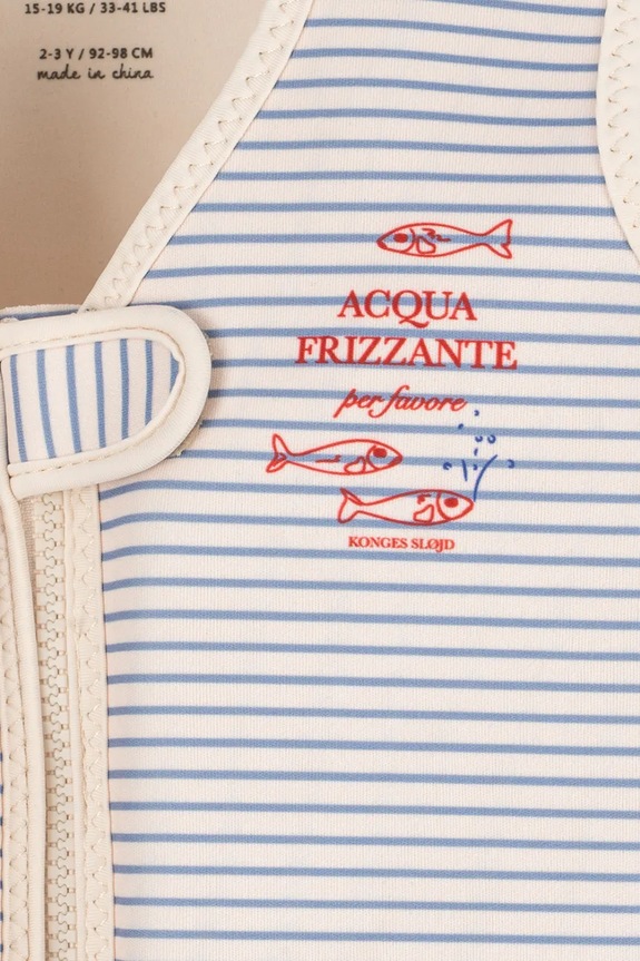 Detská plavecká vesta Konges Sløjd ELLIS SWIM VEST KS104783.PPY2 modrá