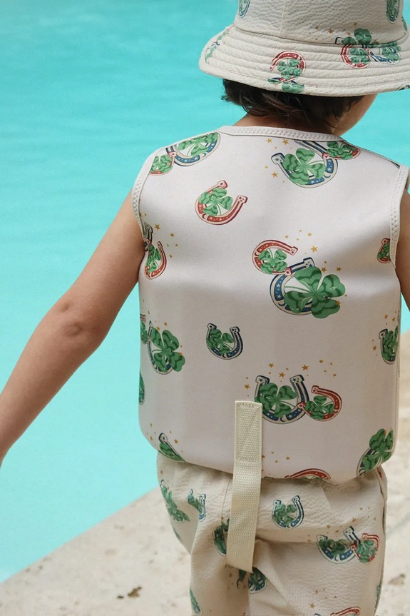 Detská plavecká vesta Konges Sløjd ELLIS SWIM VEST béžová KS104783.PPY2