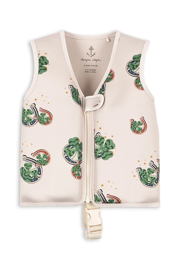 Detská plavecká vesta Konges Sløjd ELLIS SWIM VEST KS104783.PPY2 béžová SS26