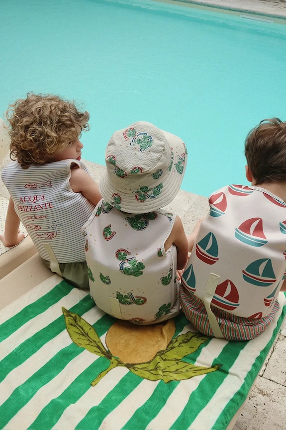 Detská plavecká vesta Konges Sløjd ELLIS SWIM VEST KS104783.PPY2 béžová
