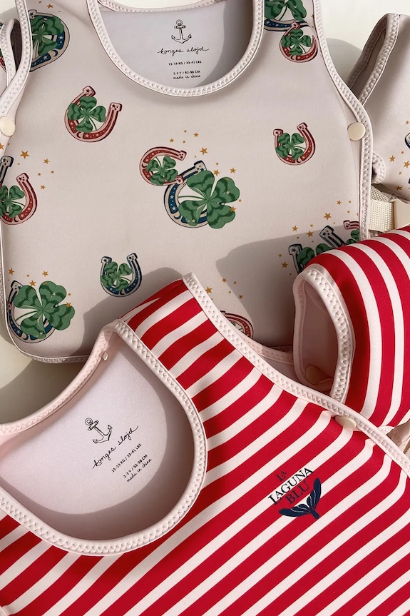 Detská plavecká vesta Konges Sløjd HOLLIS SWIM WATER WINGS béžová KS104848.PPY2
