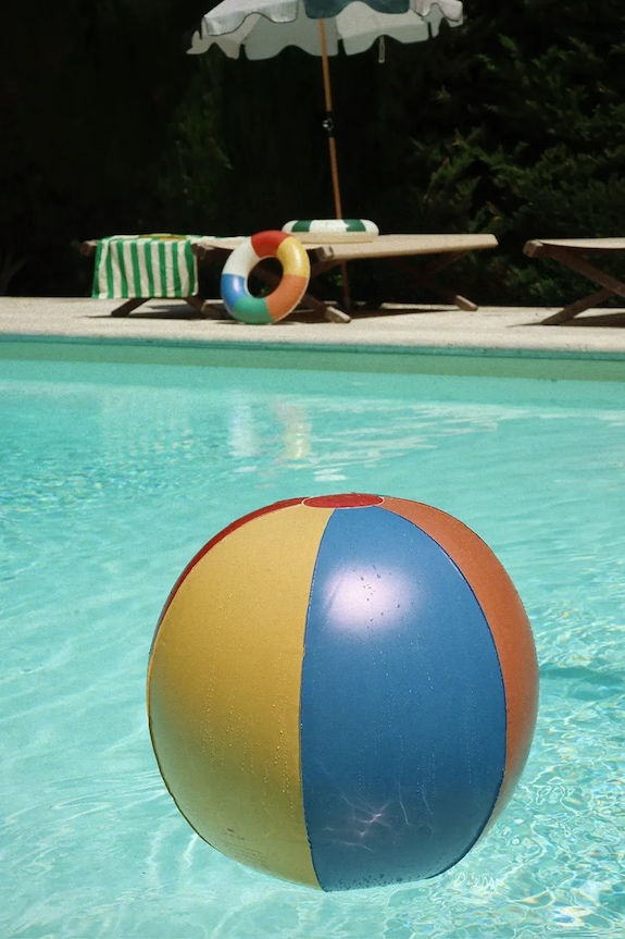 Konges Sløjd koło do pływania dziecięce SWIM RING AND BEACH BALL SET KS105094.PPY2 multicolor