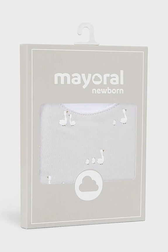 Мальчик Детский слюнявчик Mayoral Newborn 2 шт 9073.1A.Newborn.PPY2 серый