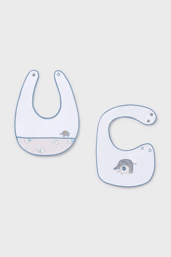 Mayoral Newborn śliniak niemowlęcy 2-pack 2-pack beżowy 9074.1B.Newborn.PPY2