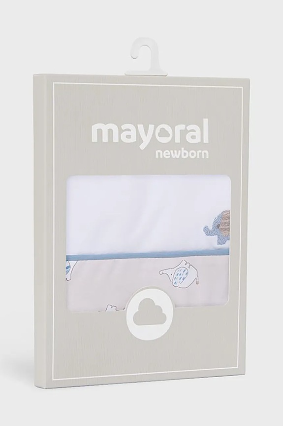 Chłopiec Mayoral Newborn śliniak niemowlęcy 2-pack 9074.1B.Newborn.PPY2 beżowy