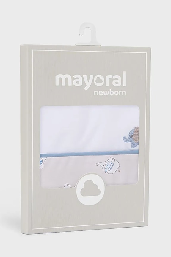 Chłopiec Mayoral Newborn śliniak niemowlęcy 2-pack 9074.1B.Newborn.PPY2 beżowy
