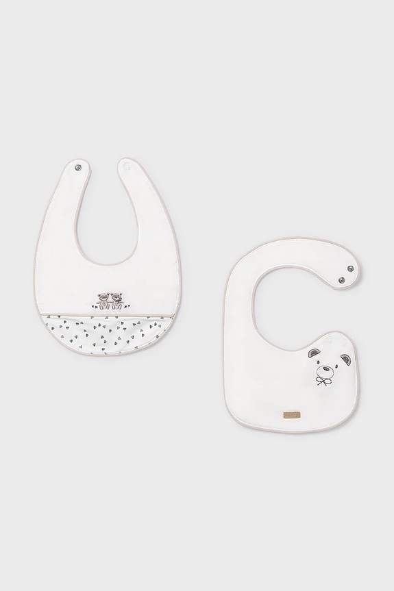 Mayoral Newborn salopete pentru bebeluși 2-pack 2-pack bej 9074.1B.Newborn.PPY2