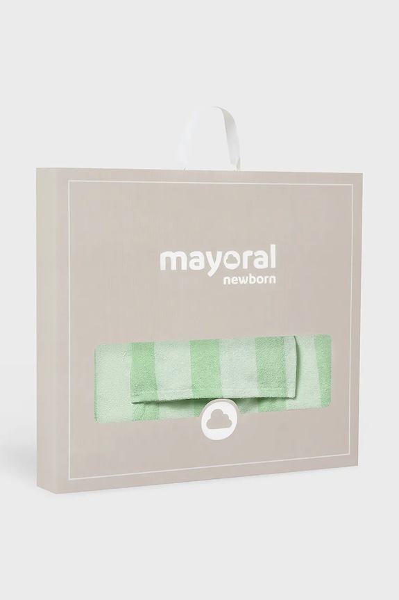 Detský bavlnený uterák Mayoral Newborn zelená 9114.1Q.Newborn.PPY2