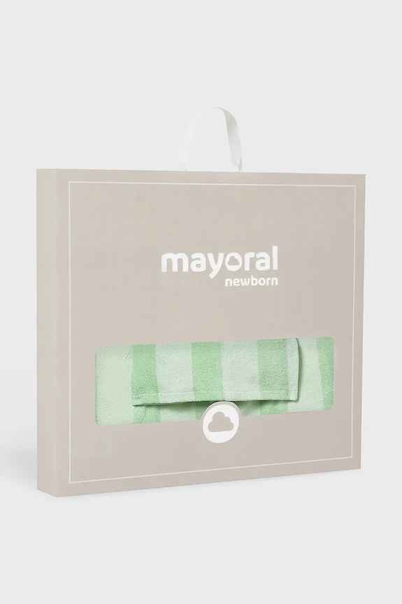 Detský bavlnený uterák Mayoral Newborn zelená 9114.1Q.Newborn.PPY2