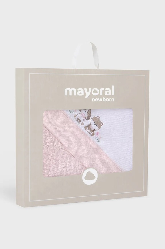 Mayoral Newborn prosop din bumbac pentru copii roz 9117.1A.Newborn.PPY2