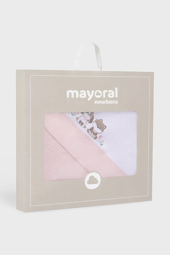 Mayoral Newborn prosop din bumbac pentru copii roz 9117.1A.Newborn.PPY2