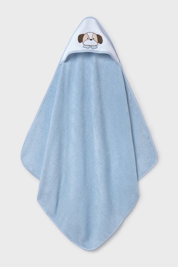 Mayoral Newborn gyerek kapucnis törölköző kék 9118.1B.Newborn.PPY2