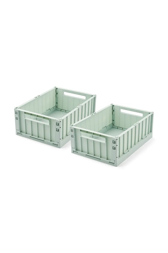 Skladovací box Liewood Weston Storage Box M 2-pak zelená LW14677.PPY2