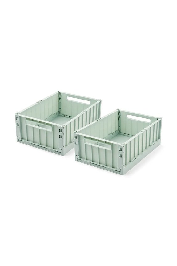 Skladovací box Liewood Weston Storage Box M 2-pak zelená LW14677.PPY2