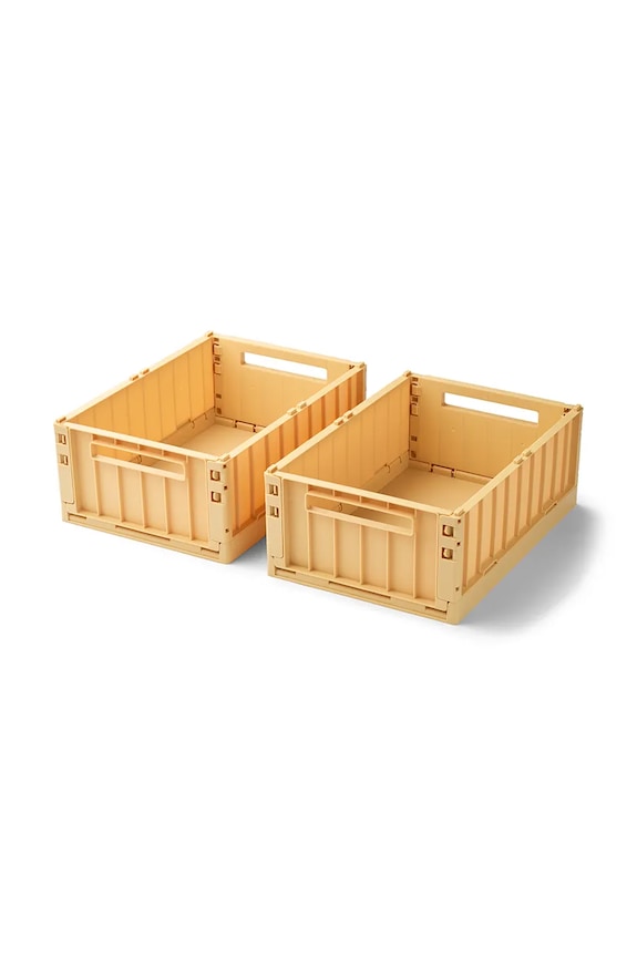 Skladovací box Liewood Weston Storage Box M 2-pak žltá LW14677.PPY2