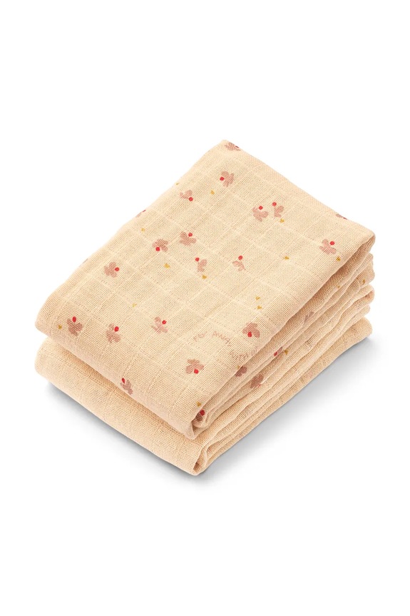 Liewood pieluszka dziecięca bawełniana Lewis Muslin Cloth 2-Pack pomarańczowy LW14907.PPY2