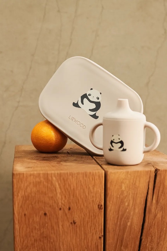 Liewood lunchbox dziecięcy Arthur Printed Lunchbox beżowy LW14982.PPY2