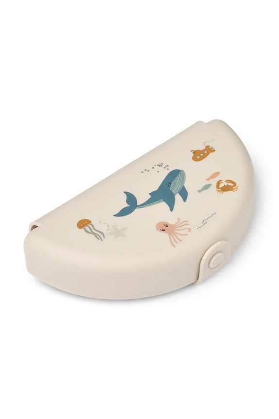 Liewood lunchbox Eugene Foldable Snack Box beżowy LW19265.PPY2