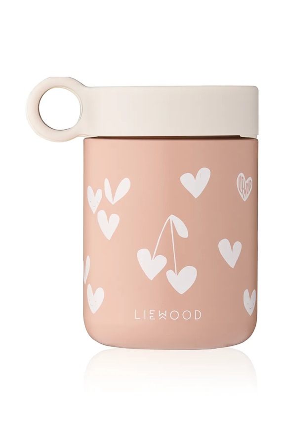 Liewood pojemnik termiczny na jedzenie dla dzieci Kiani Printed Food Jar pomarańczowy LW19960.PPY2