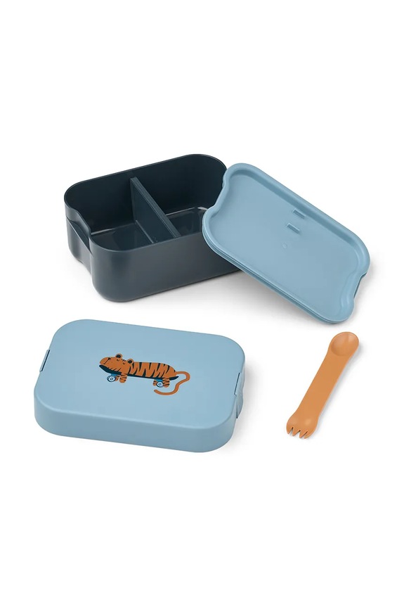 Liewood pojemnik na jedzenie dla dzieci Kamil Lunchbox niebieski LW20132.PPY2