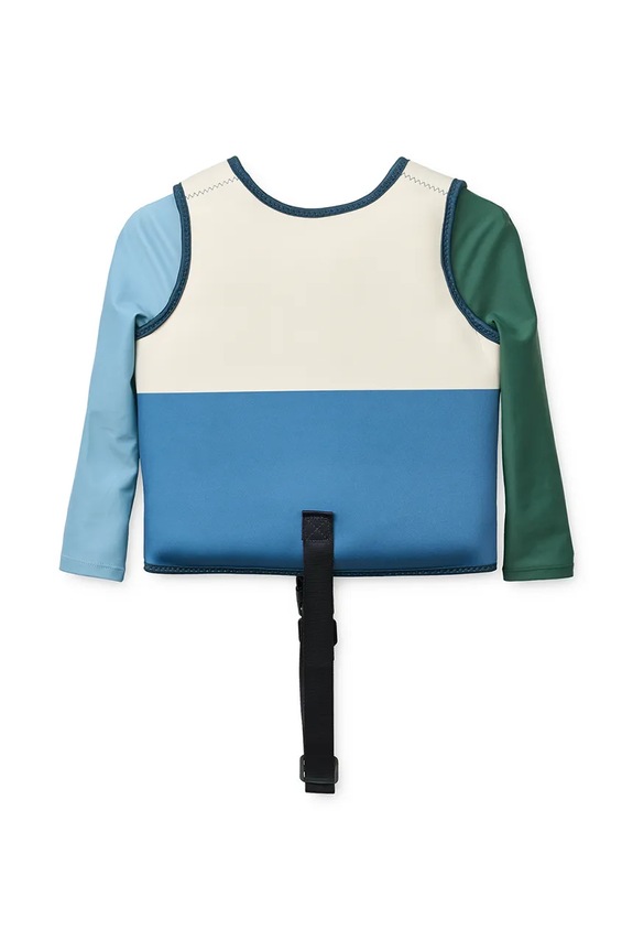 Liewood vestă de înot Dove Swim Vest w Sleeves LW20502.PPY2 albastru SS26