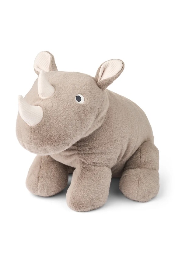 Liewood plyšová hračka detská Barnaby Rhino Large Teddy LW20521.PPY2 béžová SS26