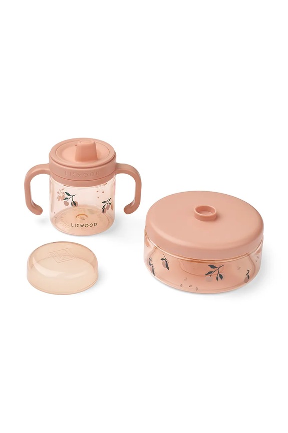 Liewood zestaw naczyń dla dzieci Beatrix Tableware Set pomarańczowy LW20553.PPY2