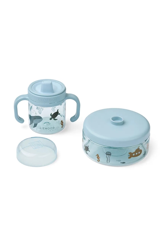 Liewood zestaw naczyń dla dzieci Beatrix Tableware Set niebieski LW20553.PPY2