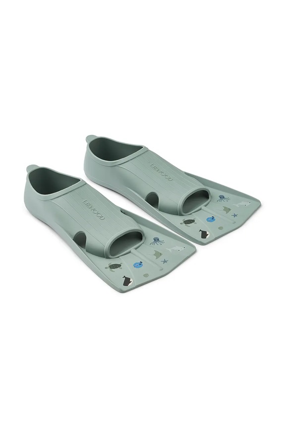 Liewood peraje Gustav Printed Swim Fins zelena LW20627.PPY2