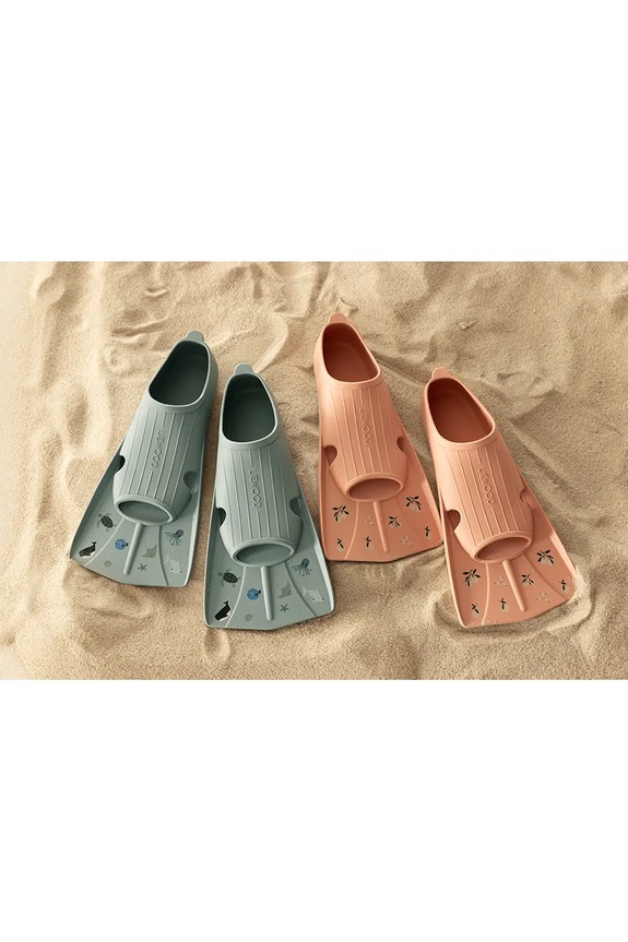 Liewood peraje Gustav Printed Swim Fins zelena LW20627.PPY2