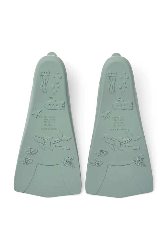 Liewood peraje Gustav Printed Swim Fins LW20627.PPY2 zelena SS26