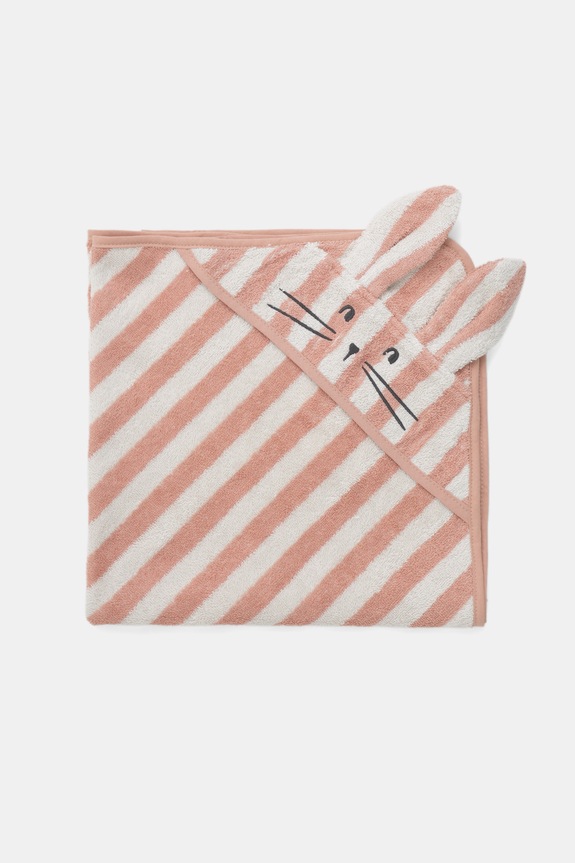 Liewood ręcznik dziecięcy Albert Hooded Towel LW20668.PPY2 pomarańczowy SS26