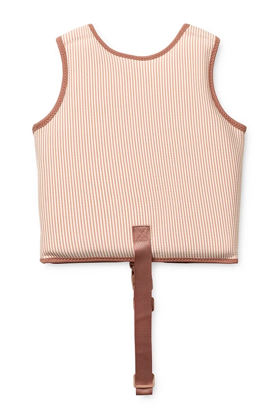 Liewood vestă de înot Dove Seersucker Swim Vest LW20739.PPY2 portocaliu SS26
