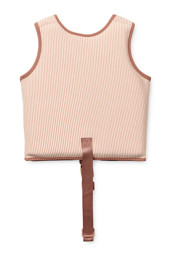 Liewood vestă de înot Dove Seersucker Swim Vest LW20739.PPY2 portocaliu SS26
