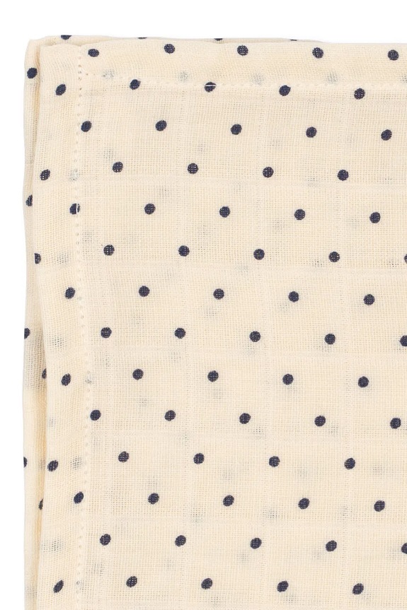 Chlapec Bavlnená detská plienka Konges Sløjd MUSLIN CLOTH GOTS 3-pak KS104610.PPY2 biela