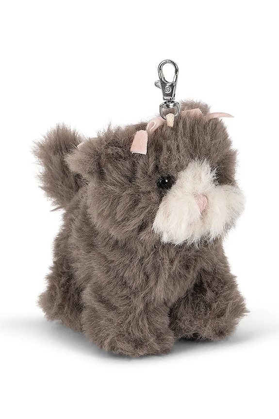 Plyšová hračka Konges Sløjd ANIMAL BAG CHARM sivá KS104634.PPY2