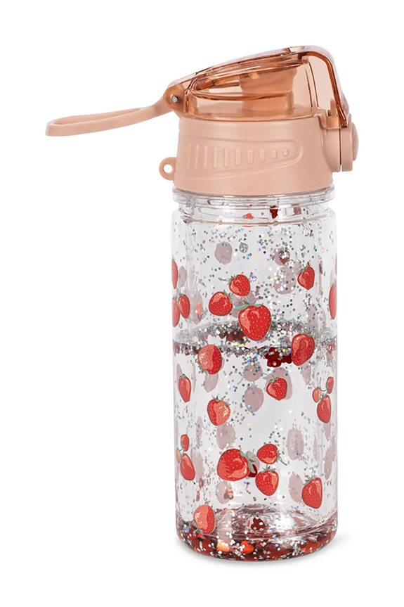 Konges Sløjd cumisüveg GLITTER BOTTLE KS104840.PPY2 piros SS26