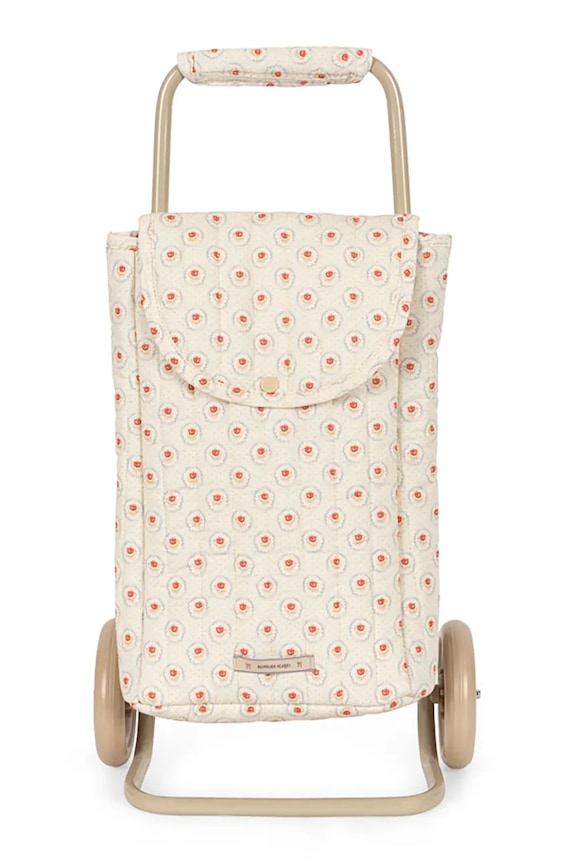 Chłopiec Konges Sløjd wózek na zakupy KIDS TROLLEY KS104903.PPY2 beżowy