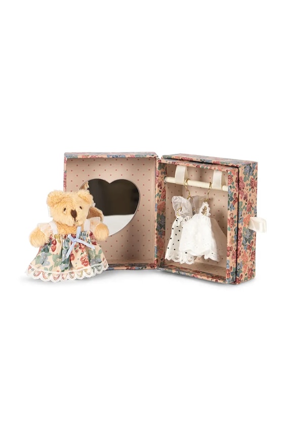 Konges Sløjd przytulanka TINY TEDDY DRESS UP multicolor KS105106.PPY2
