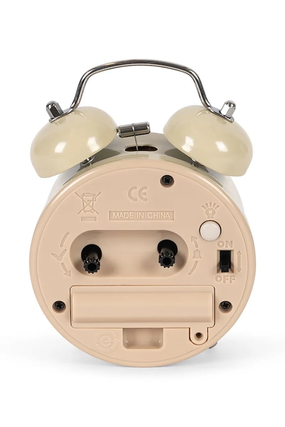 Chłopiec Konges Sløjd budzik ALARM CLOCK KS104628.PPY2 beżowy