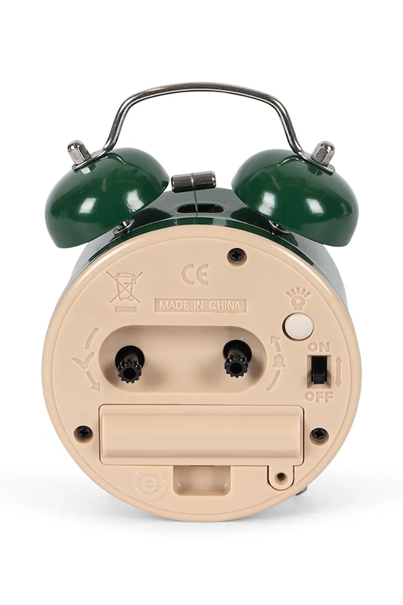 Chłopiec Konges Sløjd budzik ALARM CLOCK KS104628.PPY2 zielony