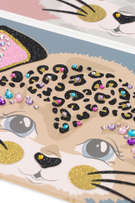 Konges Sløjd naklejki do twarzy KITTY FACE JEWELS KS104916.PPY2 multicolor