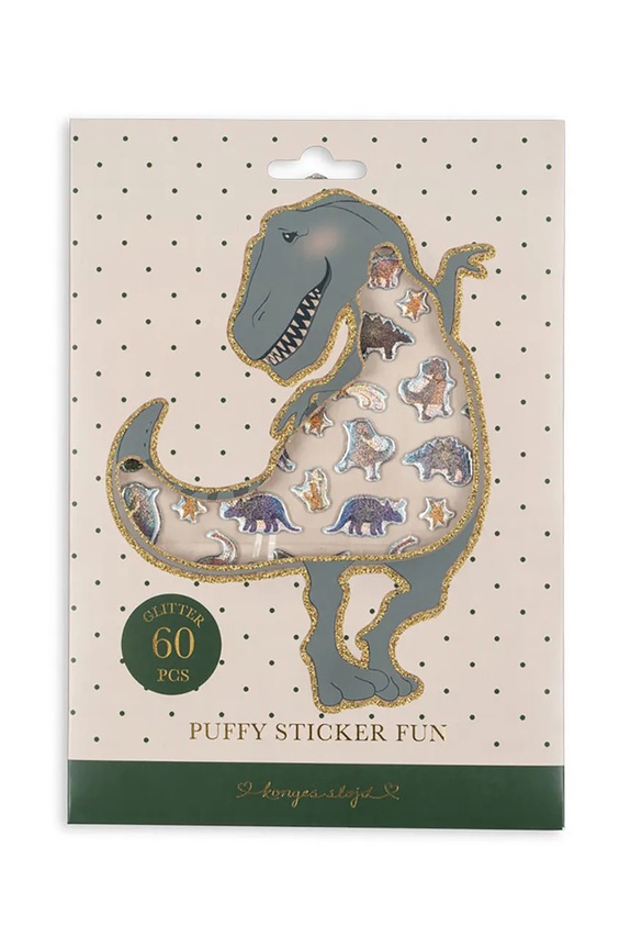 Nálepky Konges Sløjd PUFFY STICKERS béžová KS105043.PPY2
