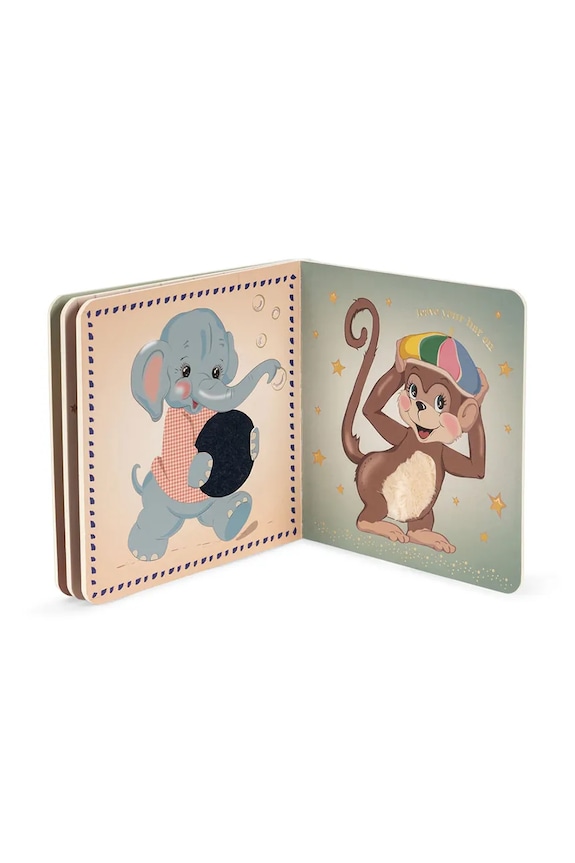 Konges Sløjd książeczka dla dzieci TOUCH AND FEEL BOOK FSC KS105108.PPY2 multicolor