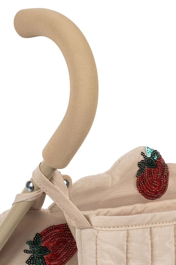 Chłopiec Konges Sløjd wózek dla lalek TULLE DOLL STROLLER KS105112.PPY2 beżowy
