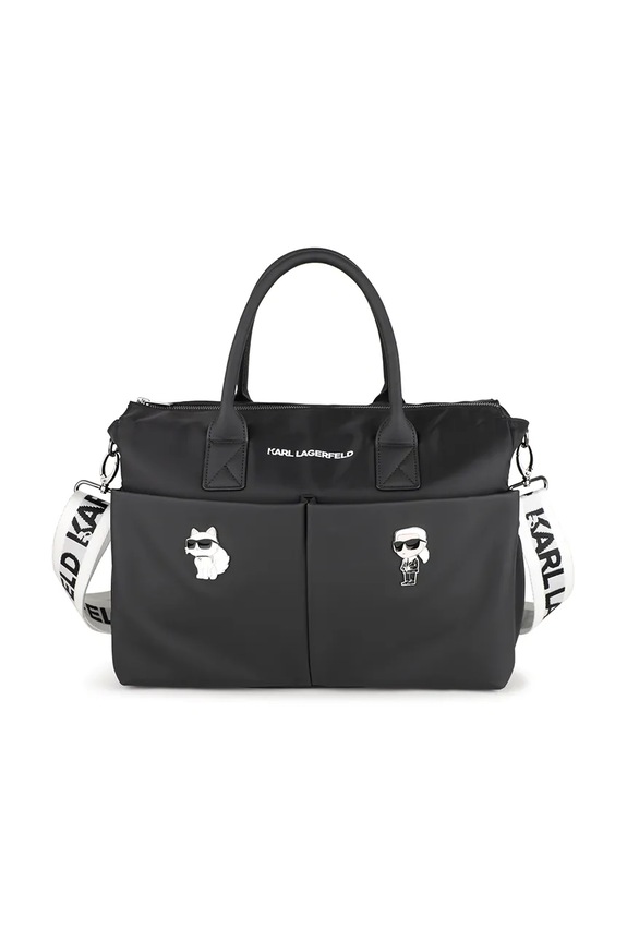 Karl Lagerfeld troller Z31194 negru SS26