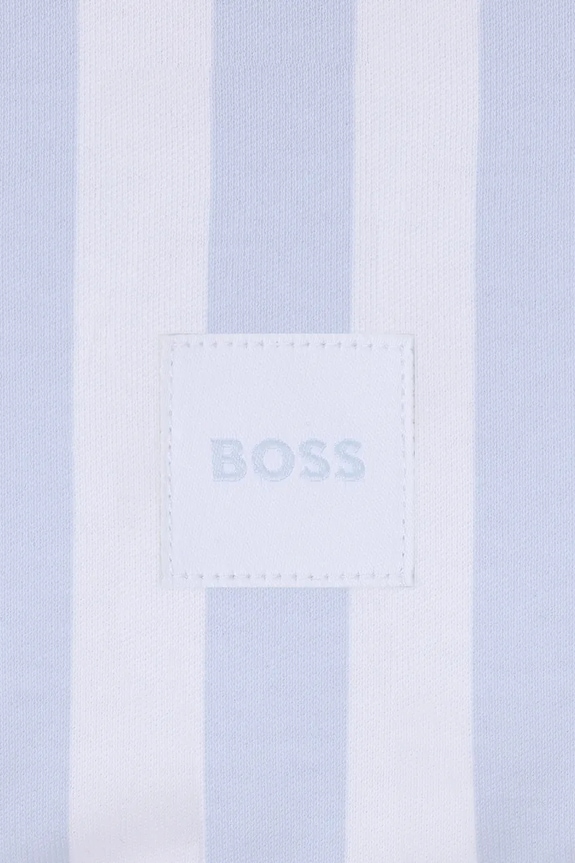 Κοριτσίστικα Βαμβακερή βρεφική κουβέρτα BOSS J53093 μπλε