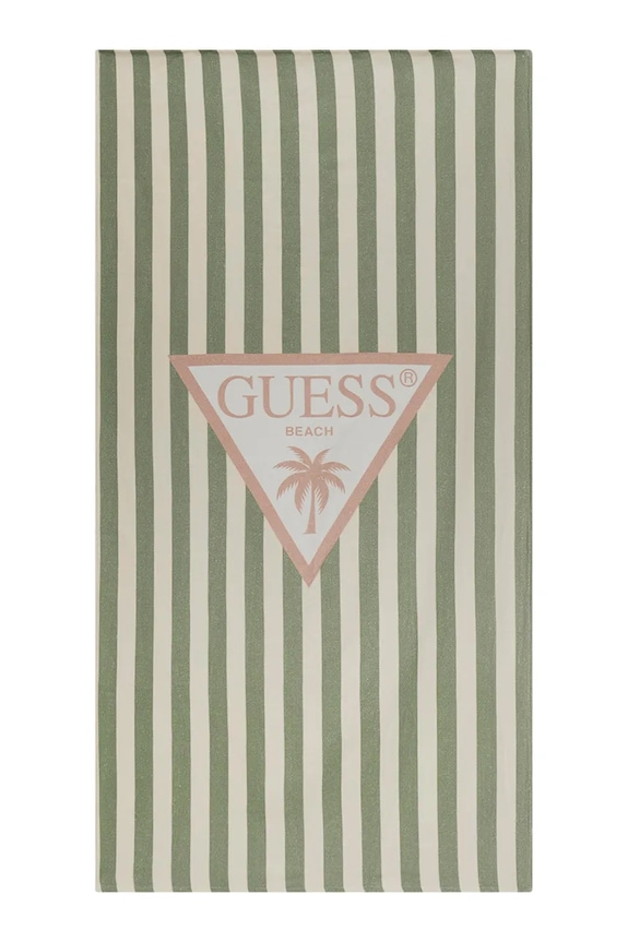 Guess πετσέτα παραλίας βαμβακερή πράσινο H6GZ01.KCCK1.PPY2.M