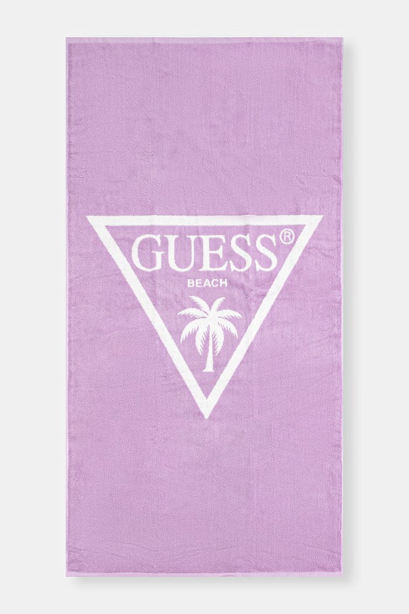 Guess prosop de plajă din bumbac violet H6GZ03.SG00P.PPY2.M