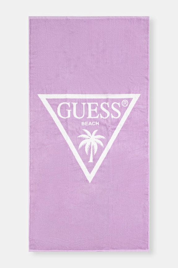 Guess prosop de plajă din bumbac violet H6GZ03.SG00P.PPY2.M